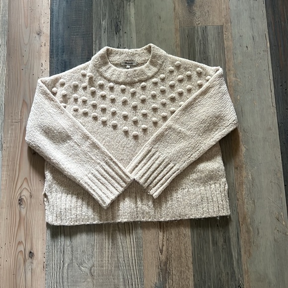 Madewell Placed Bobble Mockneck Sweater Size: XXS (Relaxed Fit) - Picture 5 of 16